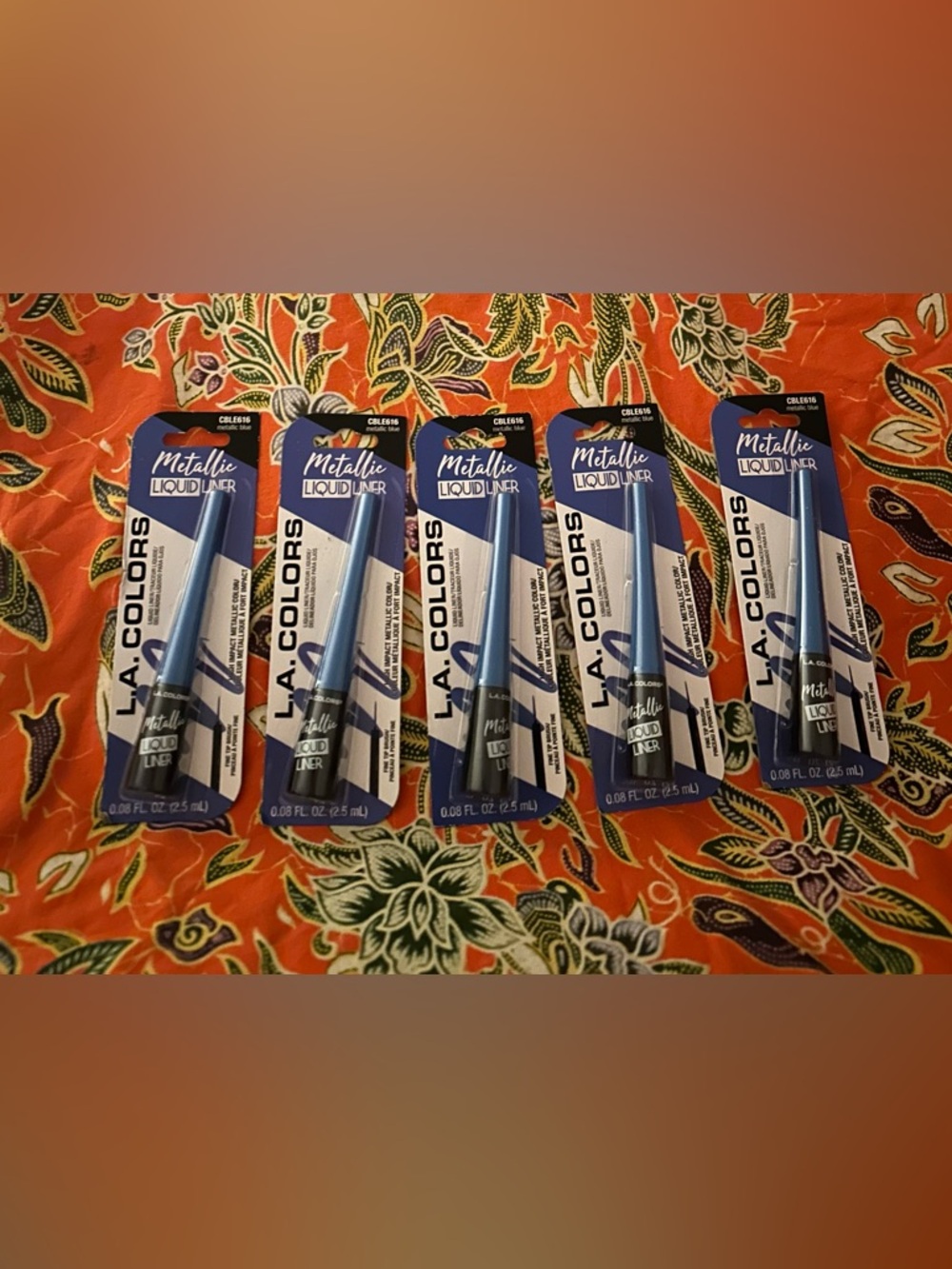 L.A. COLORS Liquid Liner Packaging - Metallic blue